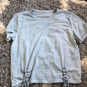 Cop with ties at the bottom